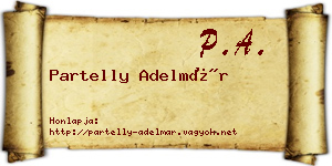 Partelly Adelmár névjegykártya